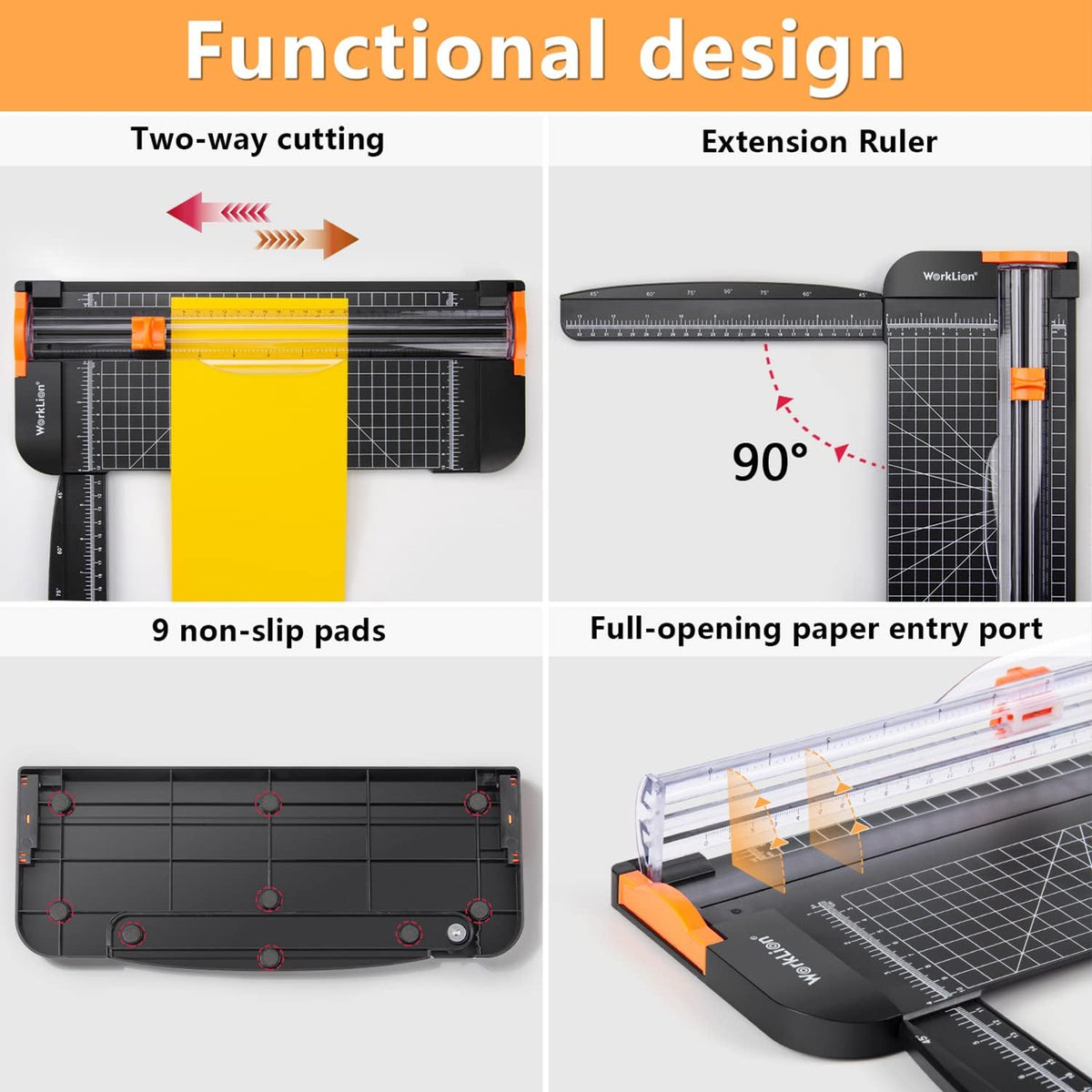 Paper Cutter - A4 Paper Craft Cutter with Security Blade