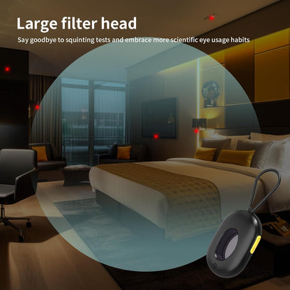 Anti-Spy Camera Detector & Hidden Insect Detector,Vibration Alarm and LED Flashlight Rechargeable