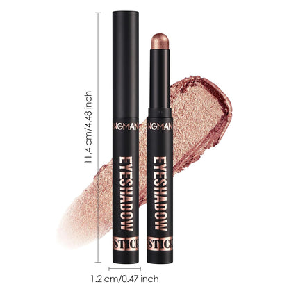8PCS Eyeshadow Stick Soft Creamy Matte Shimmer Eye Shadow Pencil