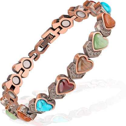 Magnetic Turquoise Copper Bracelets