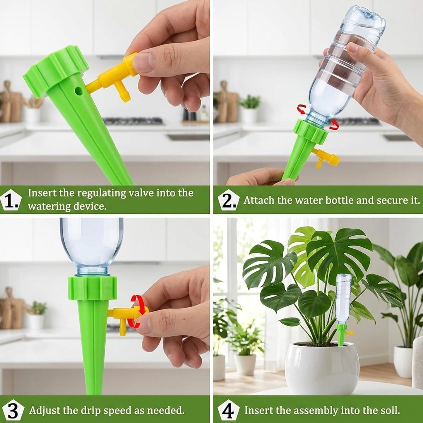20-Pack Self Watering Planter Inserts Plant Care Solution