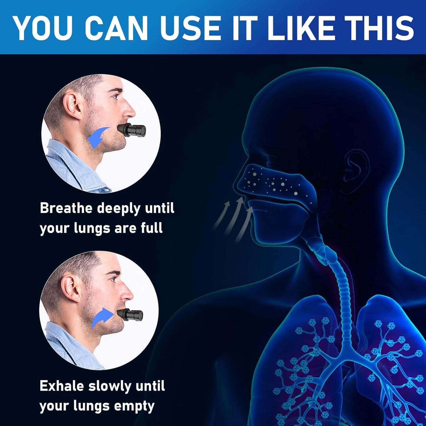 2Pack Portable Respiratory Trainer-Exercise Device