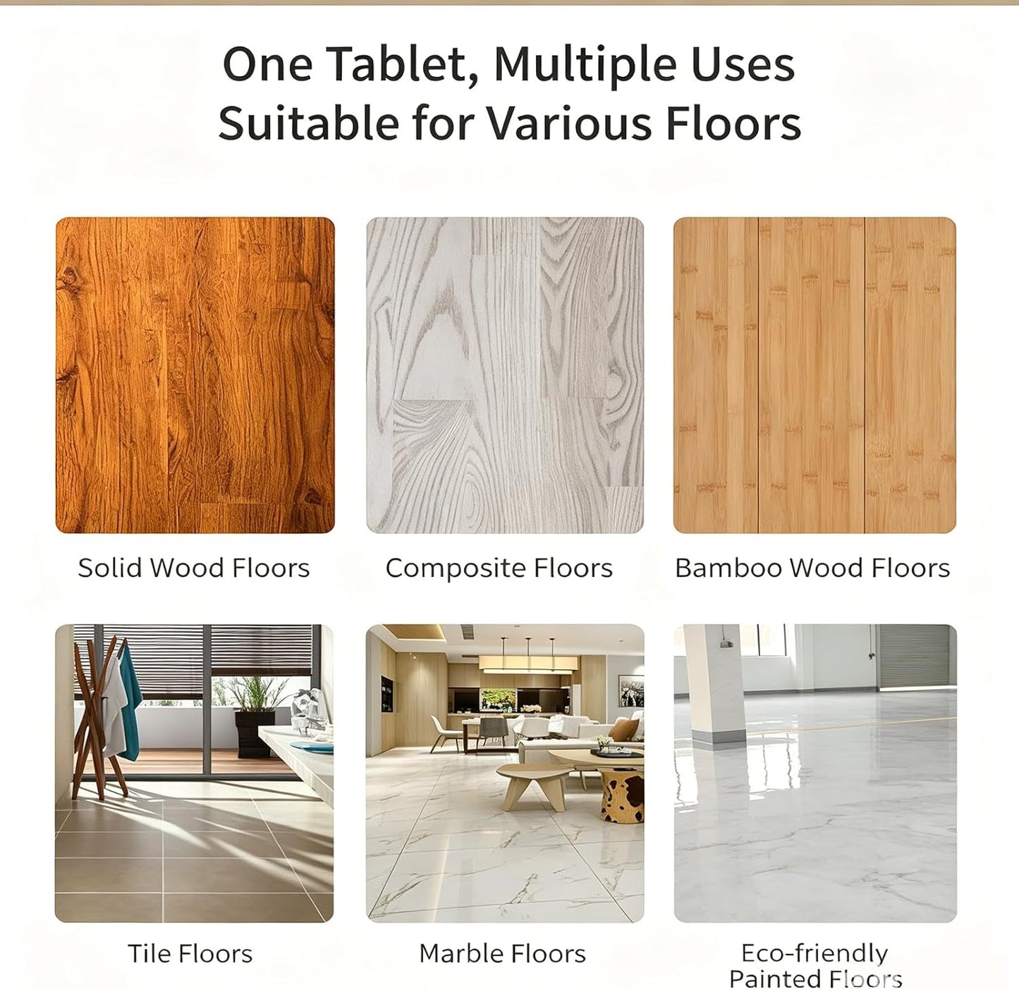 100 Piece Multi-surface Floor Cleaning Tablets,