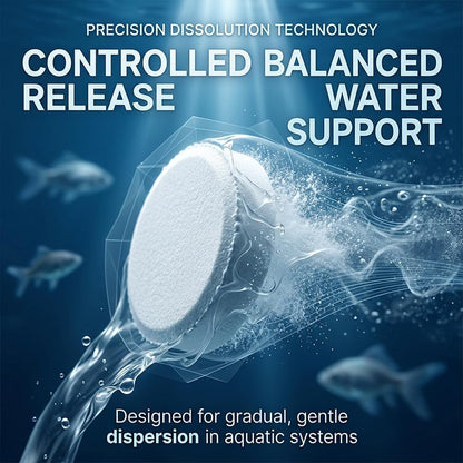 Powerful Aquarium Water Purification Tablet,  Efficient Clear Turbidity & Improve Water Quality