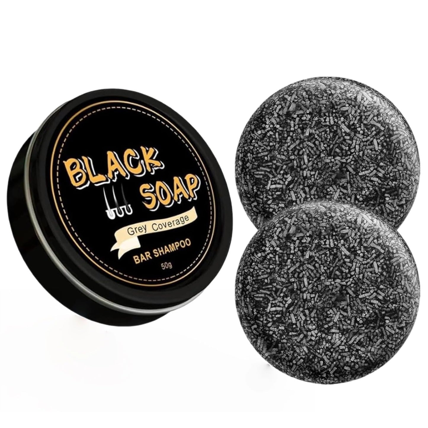 Hair Shampoo Soap Natural Gray Hair Reverse Bar – Deep Cleaning & Nourishing