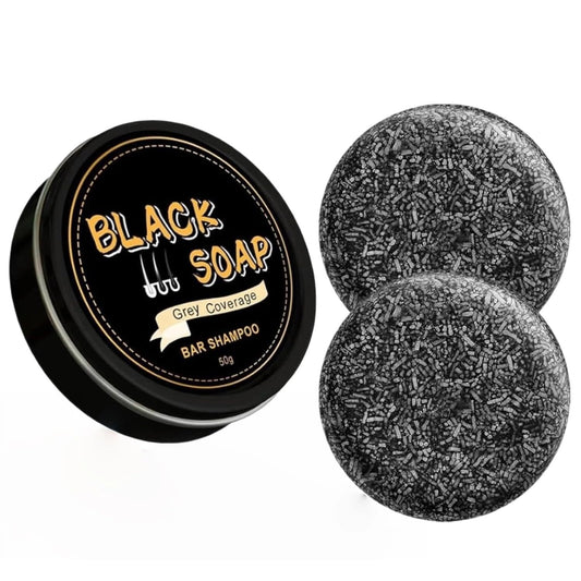 2 Pack Hair Shampoo Soap Natural Gray Hair Reverse Bar – Deep Cleaning & Nourishing