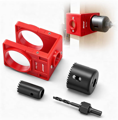 Lock Installation Hole Saw Kit for Wooden Doors