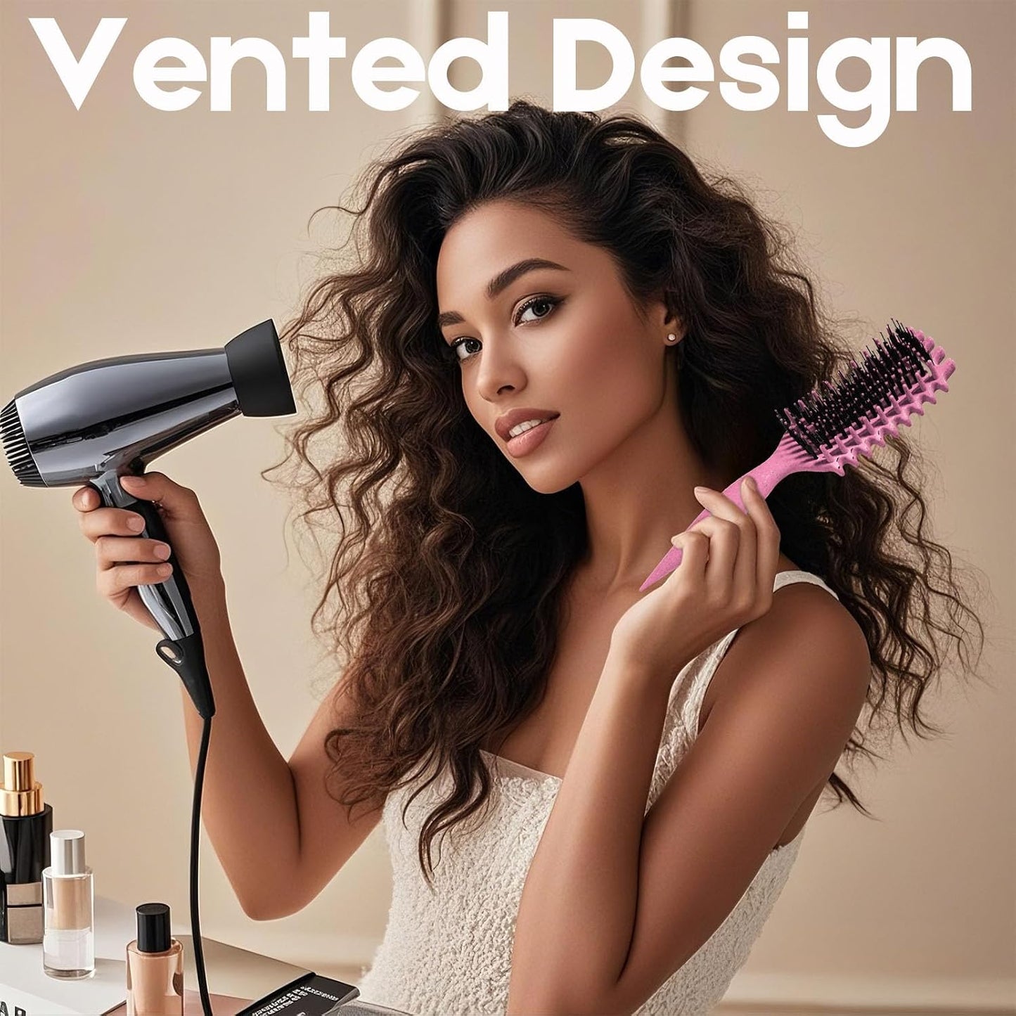 Curly Hair Brush Candybrush Curl Defining Brush for Detangling Shaping and Defining Curls