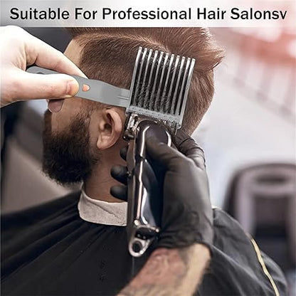 2Pcx Professional Barber Comb Hair Fade Tool for Men
