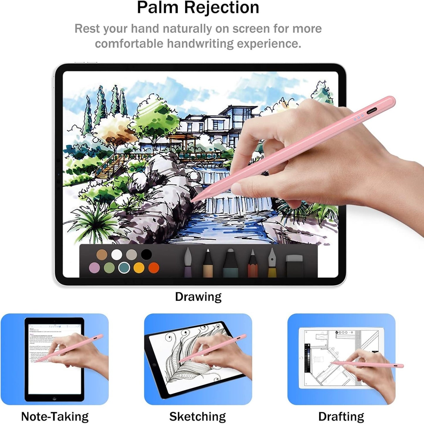Cisteen Stylus Pen for iPad 2026-2018 with Faster Charge