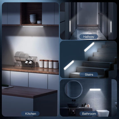 Wireless Rechargeable LED Motion Sensor Light for Kitchen, Stairs, Cabinet