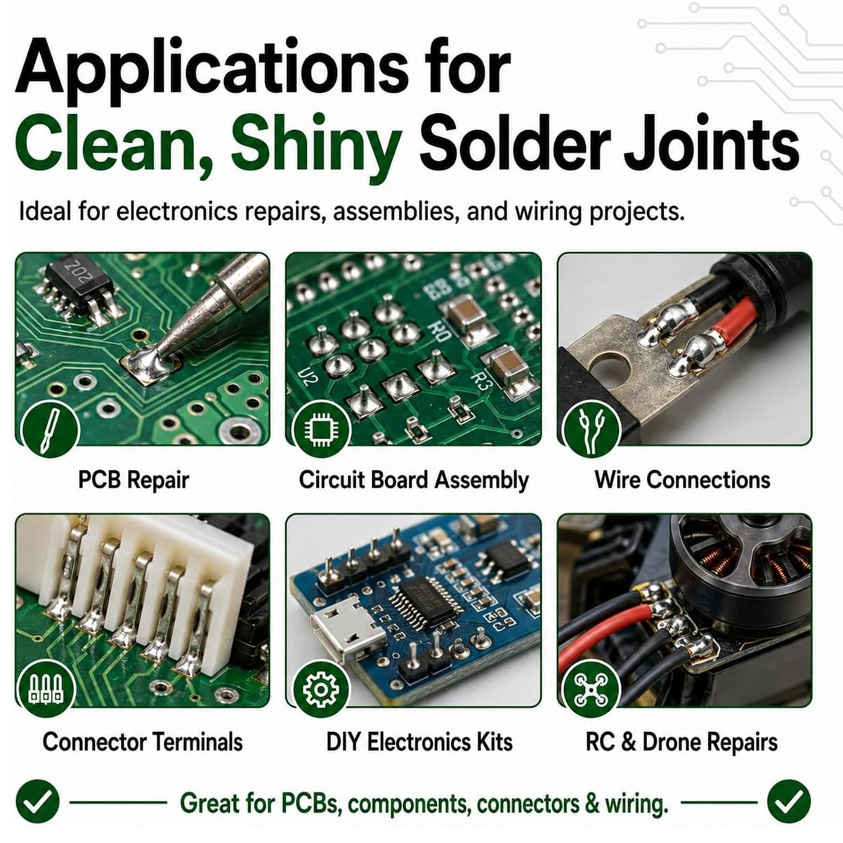 Lead Free Solder Wire, Rosin Core Solder for Electronics
