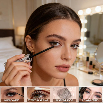 Steel Tube Eyelash Primer, 2026 Upgraded Waterprooflong Curling Mascara