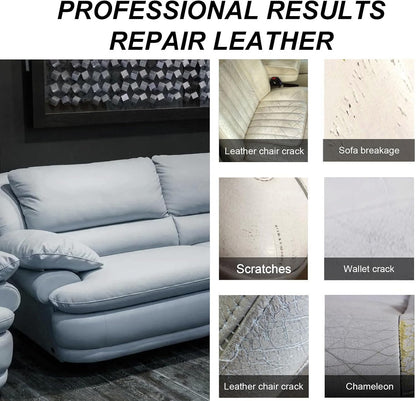 Leather Repair Paste Fills Scratches & Scuffs, Restores Texturefor Bags, Belts, Car Seats, and Armchair
