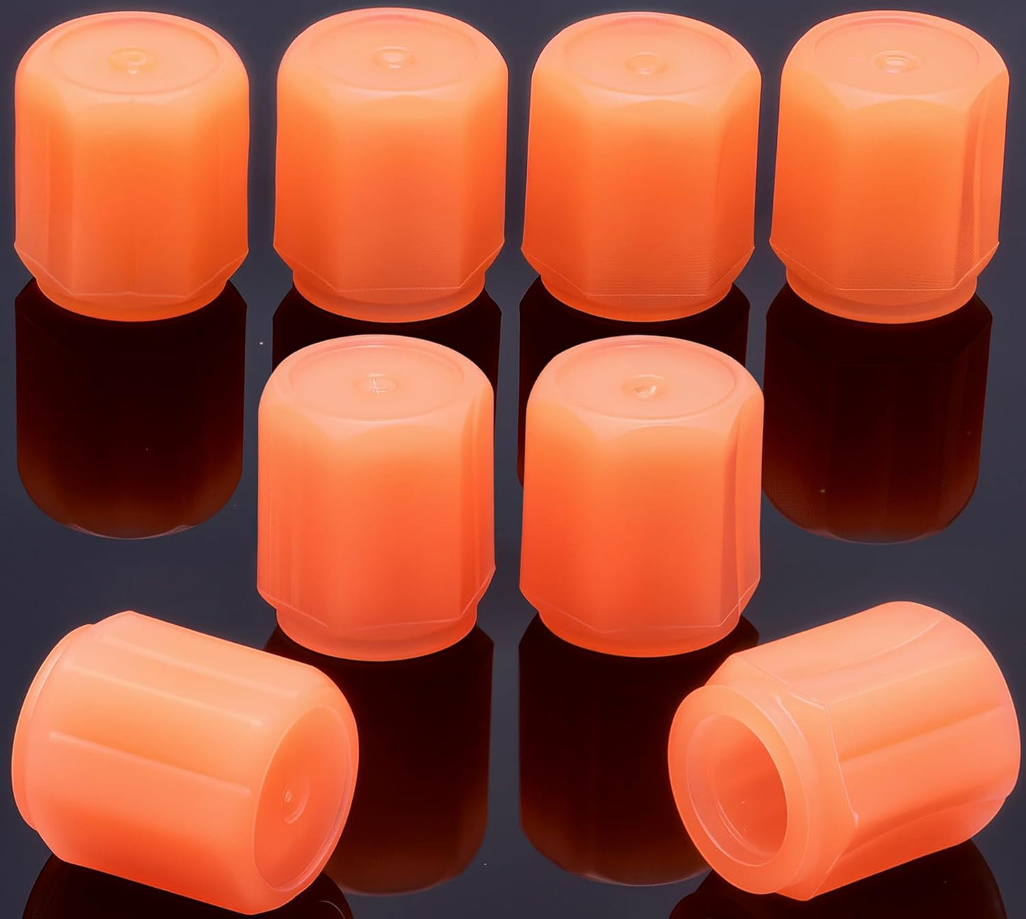 16PCS Fluorescent Tire Valve Stem Caps Universal Fit for Cars, Trucks, Motorcycles, Bikes & Bicycles