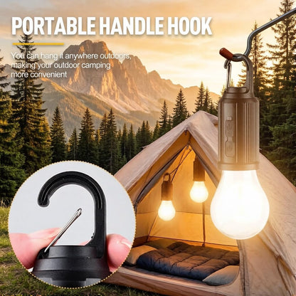 3 Pack Portable LED Solar USB Rechargeable Lantern Flashlight