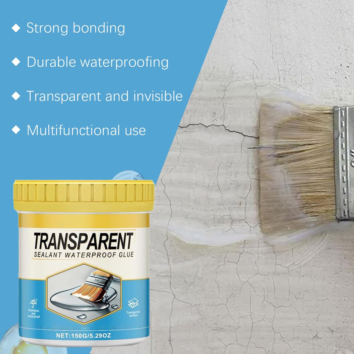 Indoor & Outdoor Universal Transparent Waterproof Coating Sealant