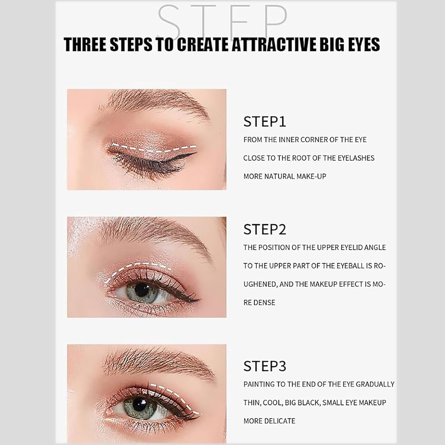 2Pcs 24H Long Lasting Waterproof Liquid Eyeliner Pen