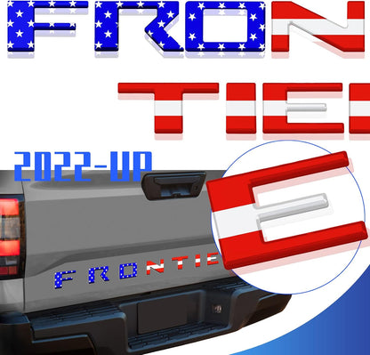 Nissan Frontier Pickup Tailgate 3D Letter Decals