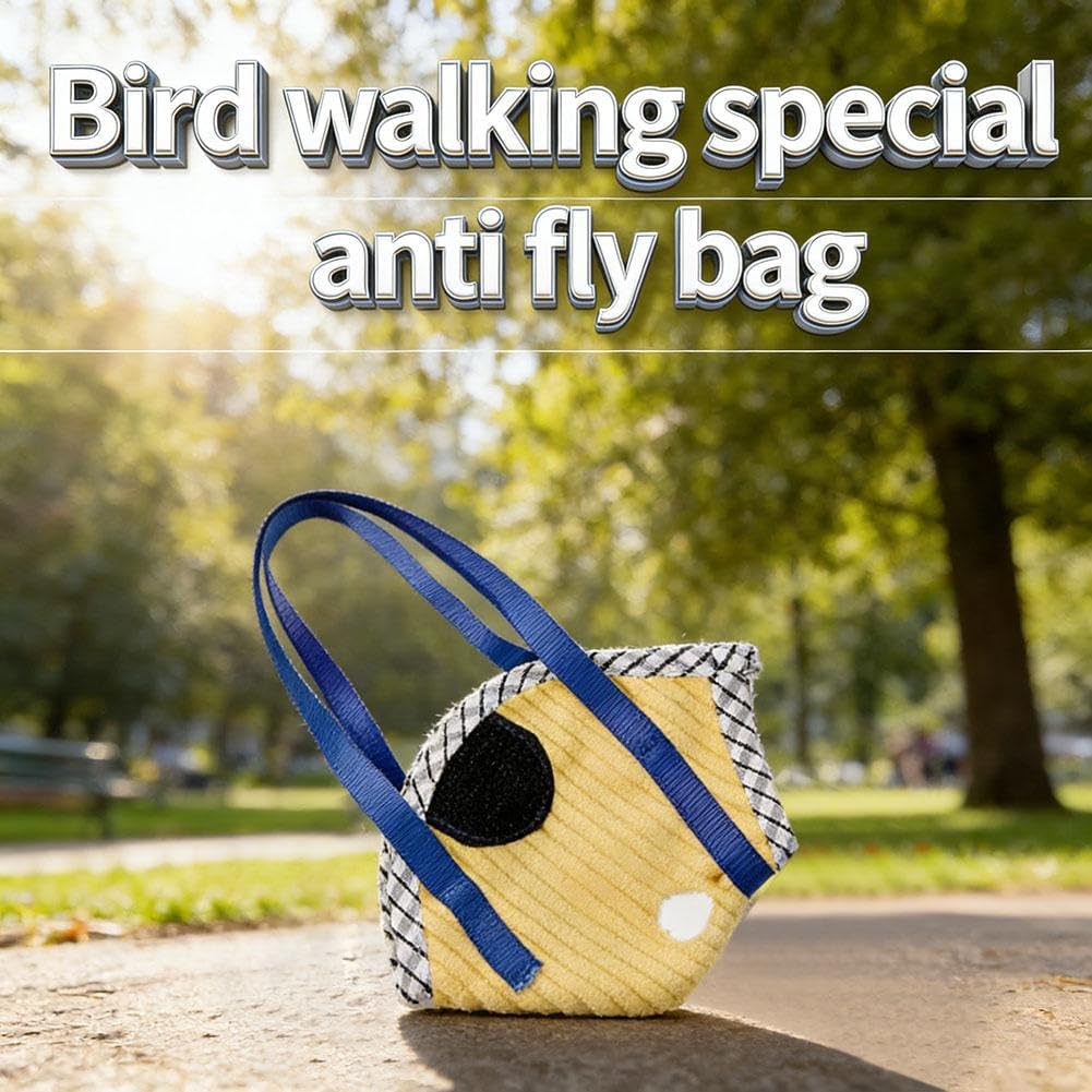 Portable Bird Traval Carrier Bag - Ultra-Soft Bird Diaper Flight