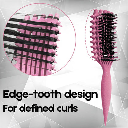 Curly Hair Brush Candybrush Curl Defining Brush for Detangling Shaping and Defining Curls