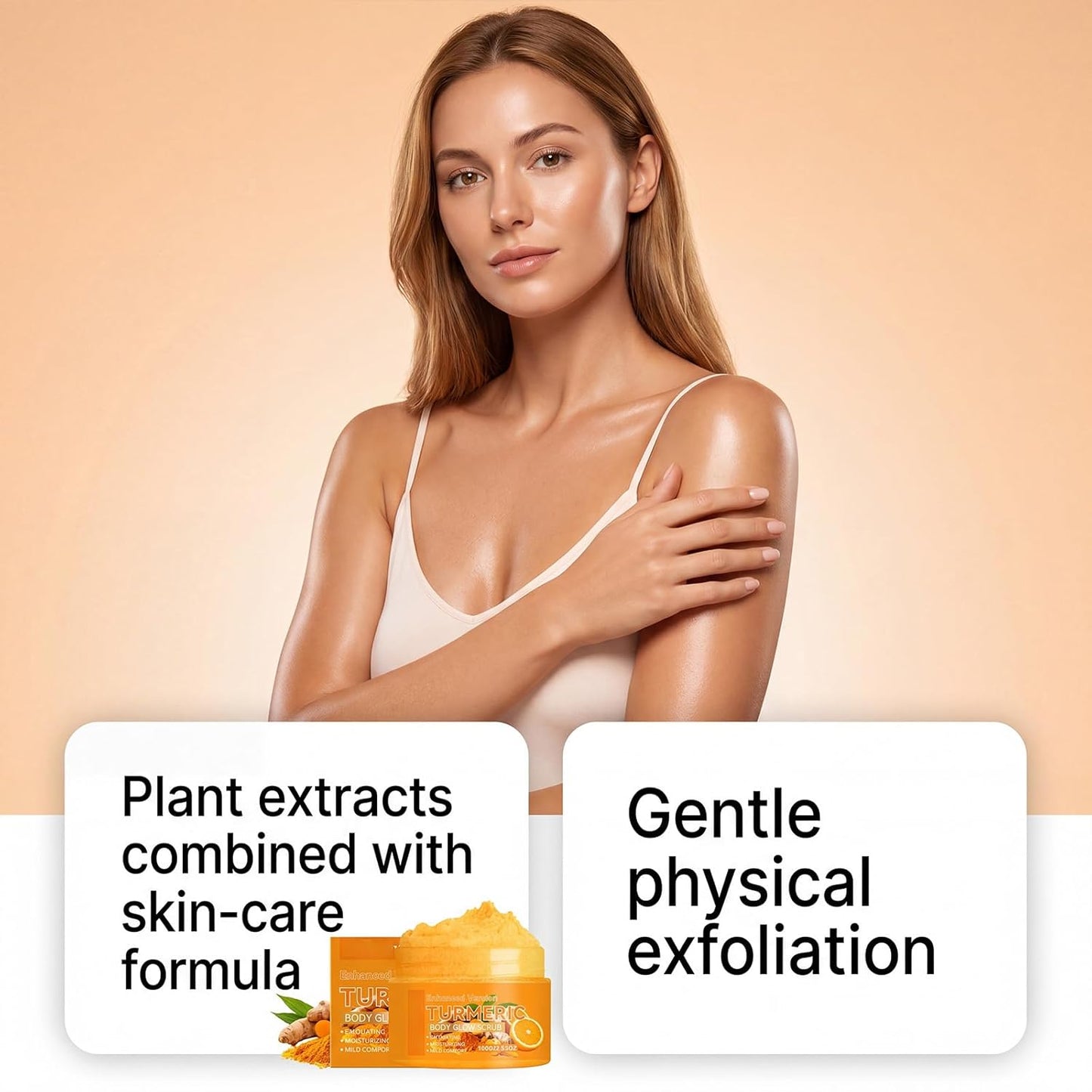 Turmeric Exfoliating Body Scrub with Vitamin C