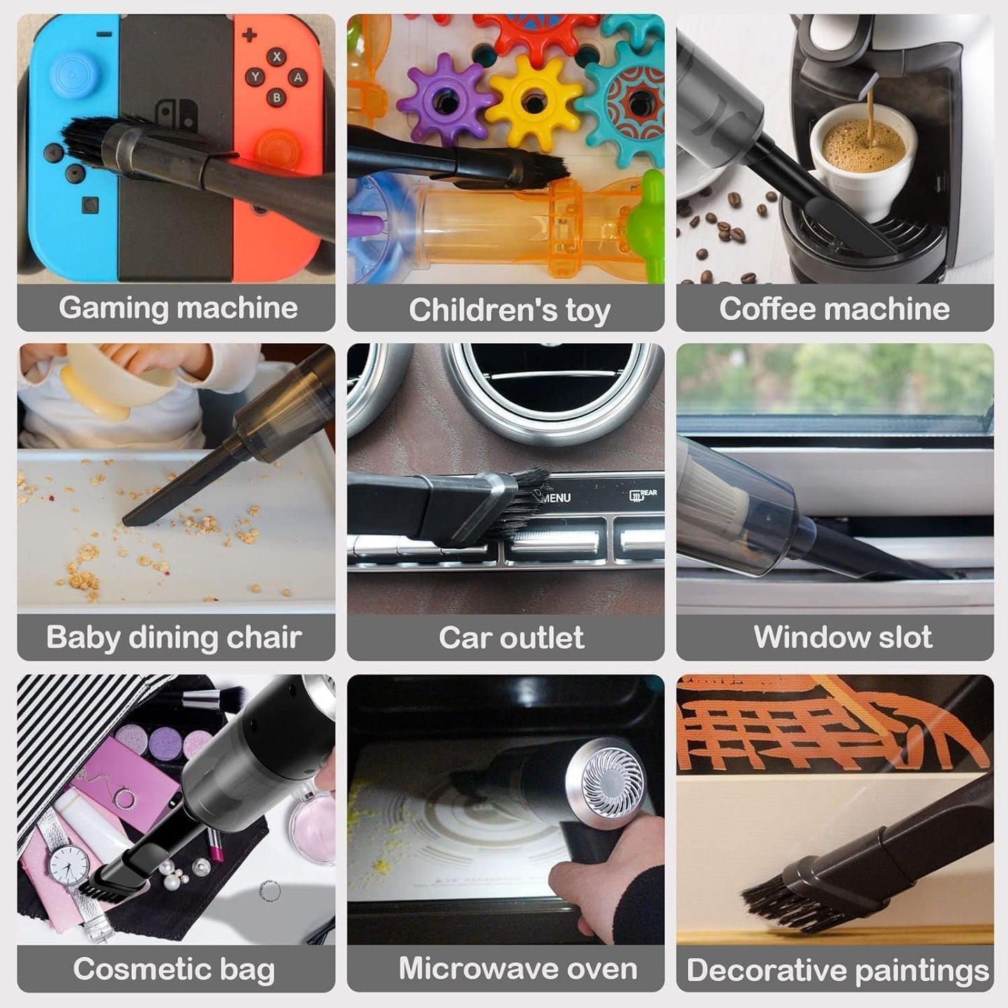 Portable Cordless Handheld Car Wet & Dry Vacuum Cleaner