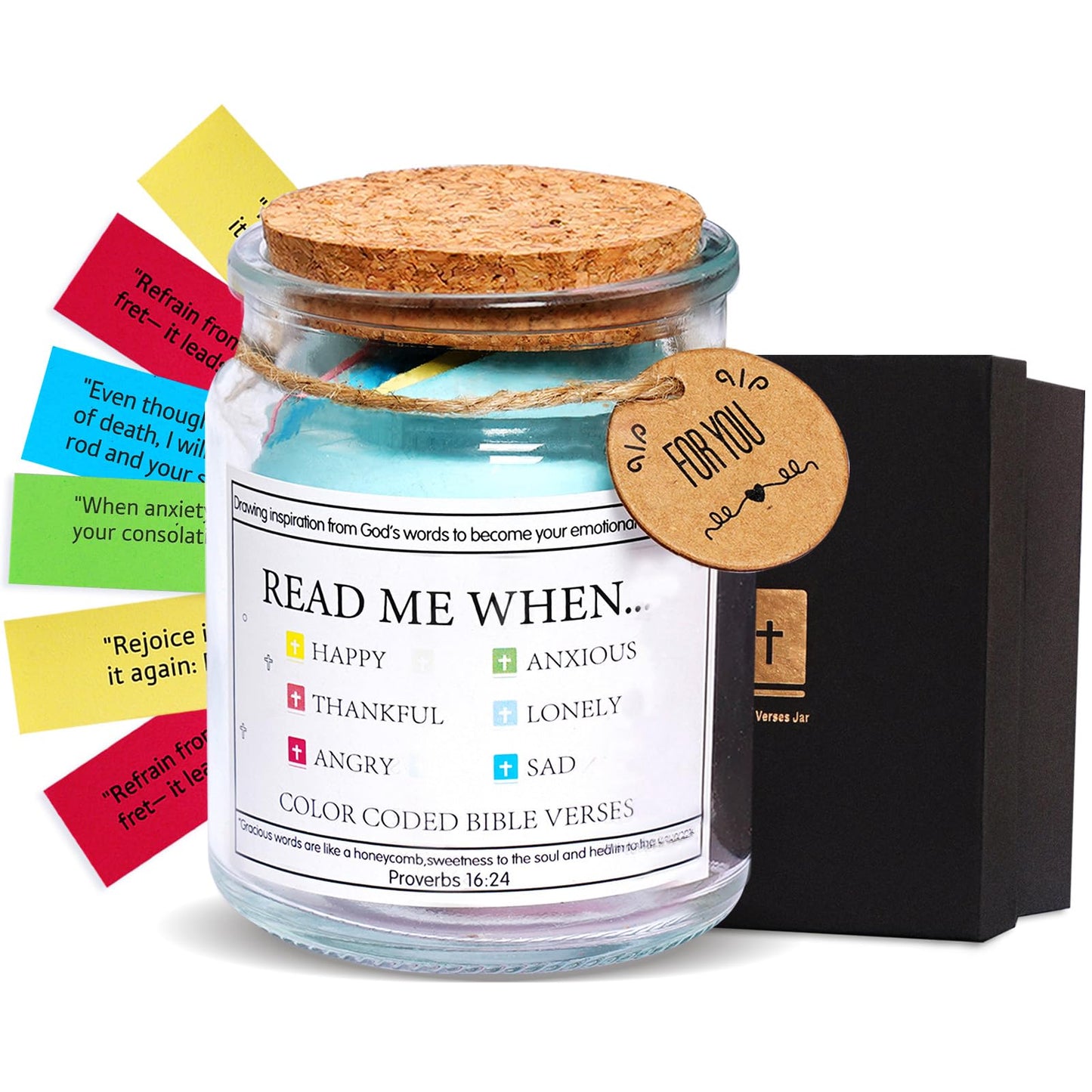 Daily Motivational Scripture Prayer Hope Jar Easter Basket Stuffers