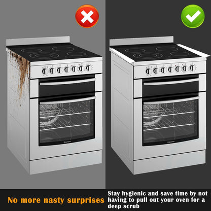 21" Silicone Stove Counter Gap Cover , Easy Clean Gap Filler Sealing Spills