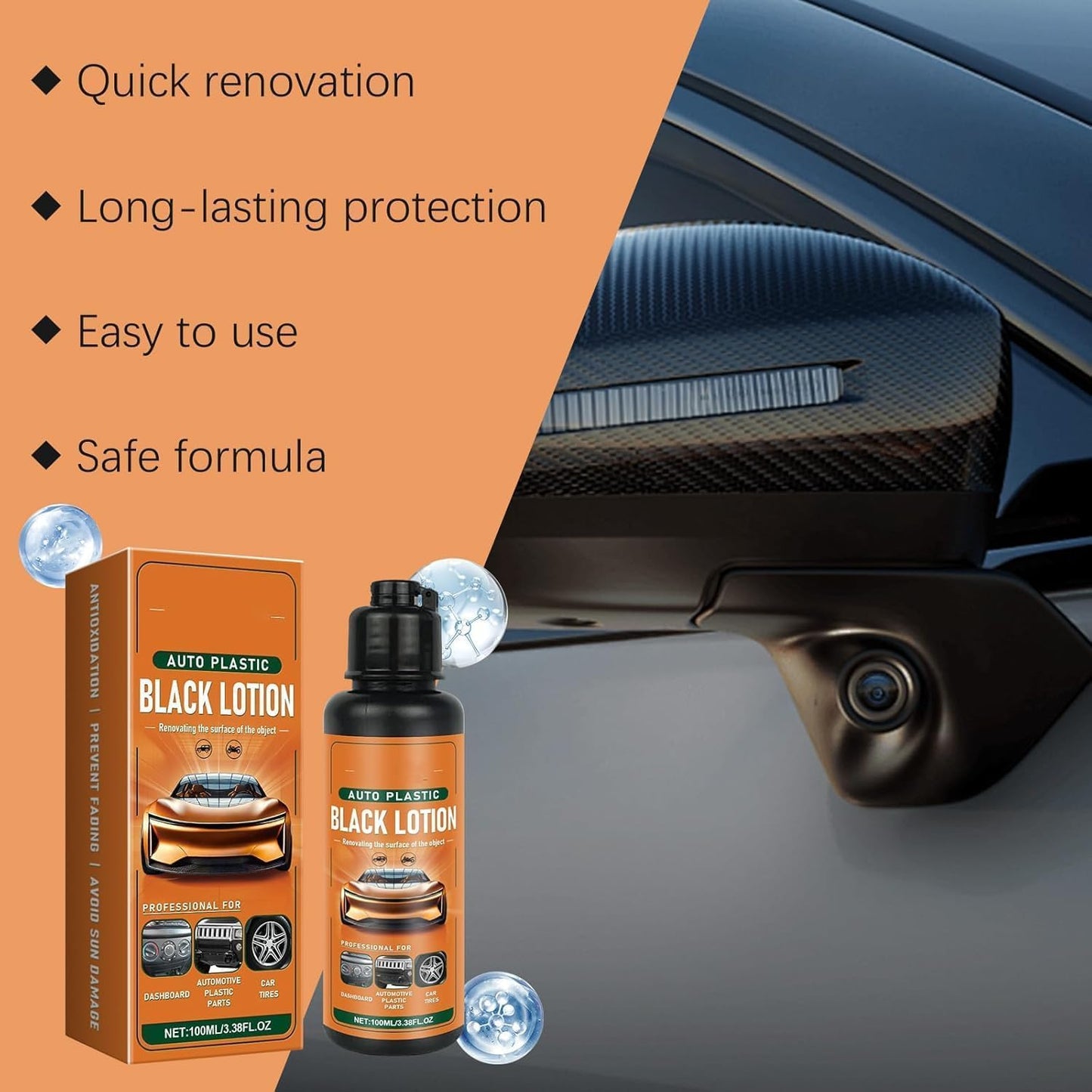 Auto Professional Ceramic Plastic Restorer Kit