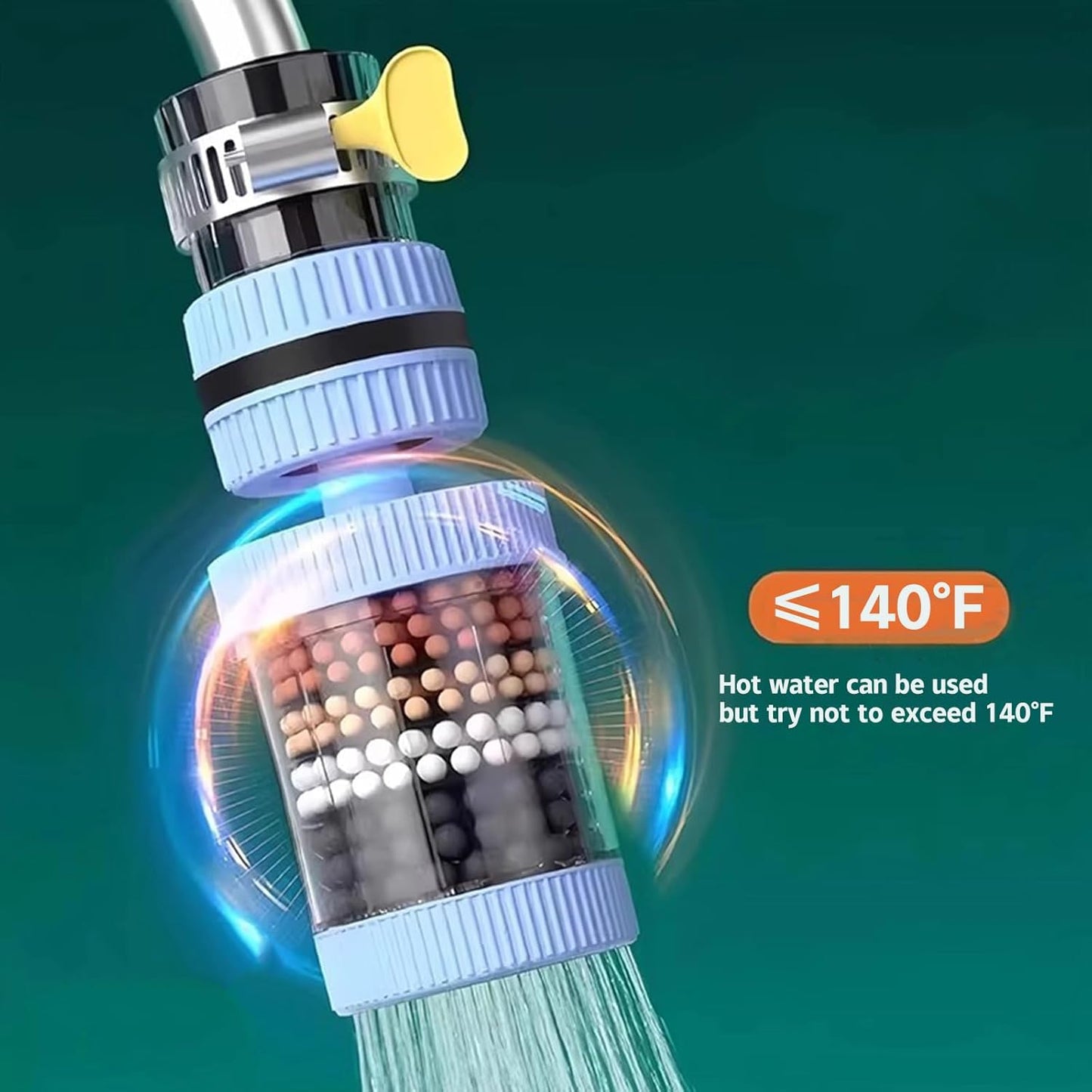 Water Faucet Filter Universal 15-32mm Round Faucet Adapter