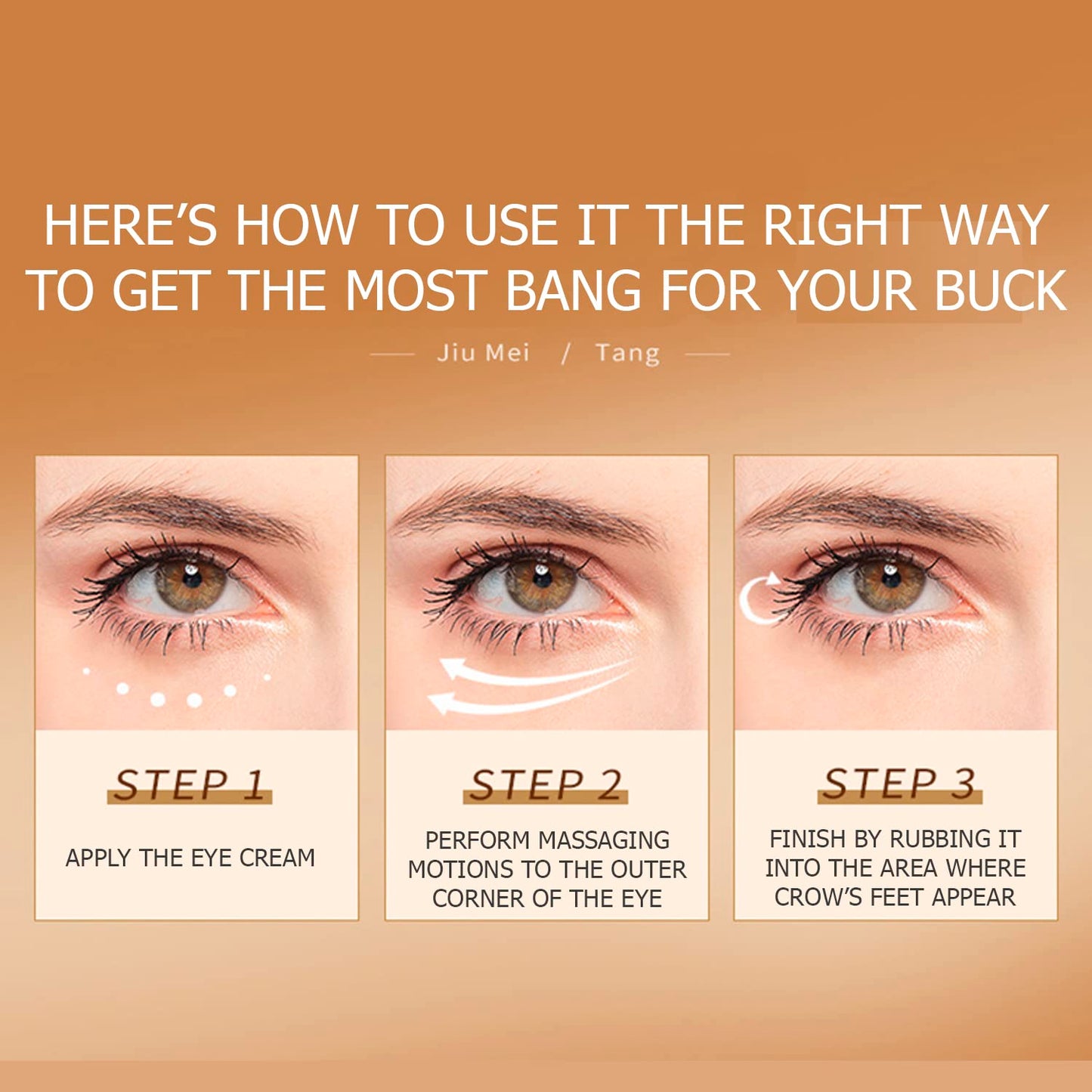 Collagen Six Peptide Dissolve Striation Three Color Eye Cream 60g / 2.03fl.oz