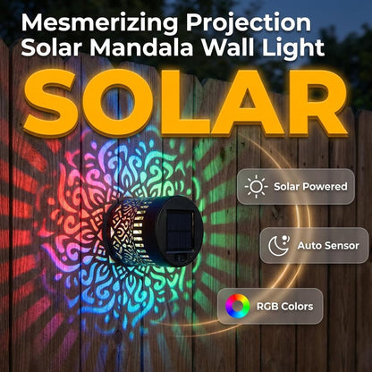 2026 Decorative Solar Waterproof Mandala Lights
