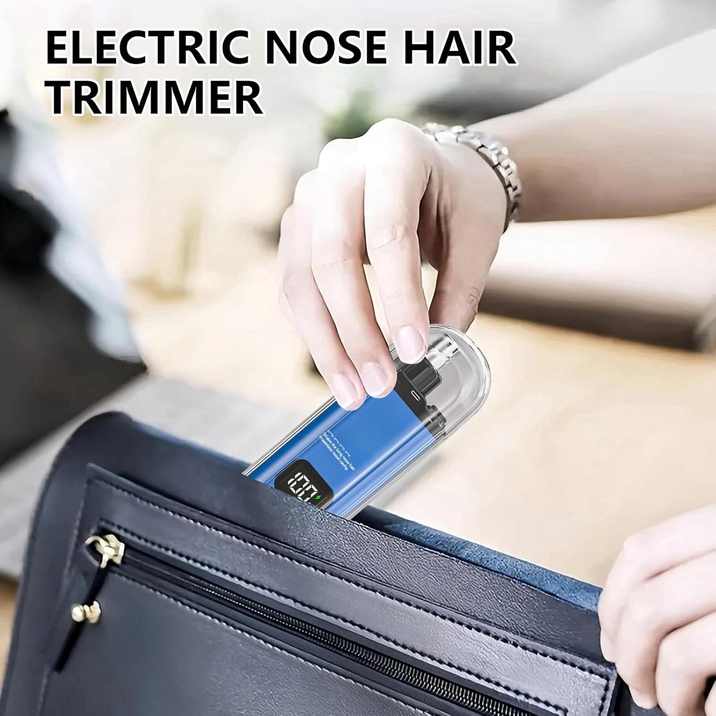Professional Painless Portable Electric Ear and Nose Hair Trimmer Clipper