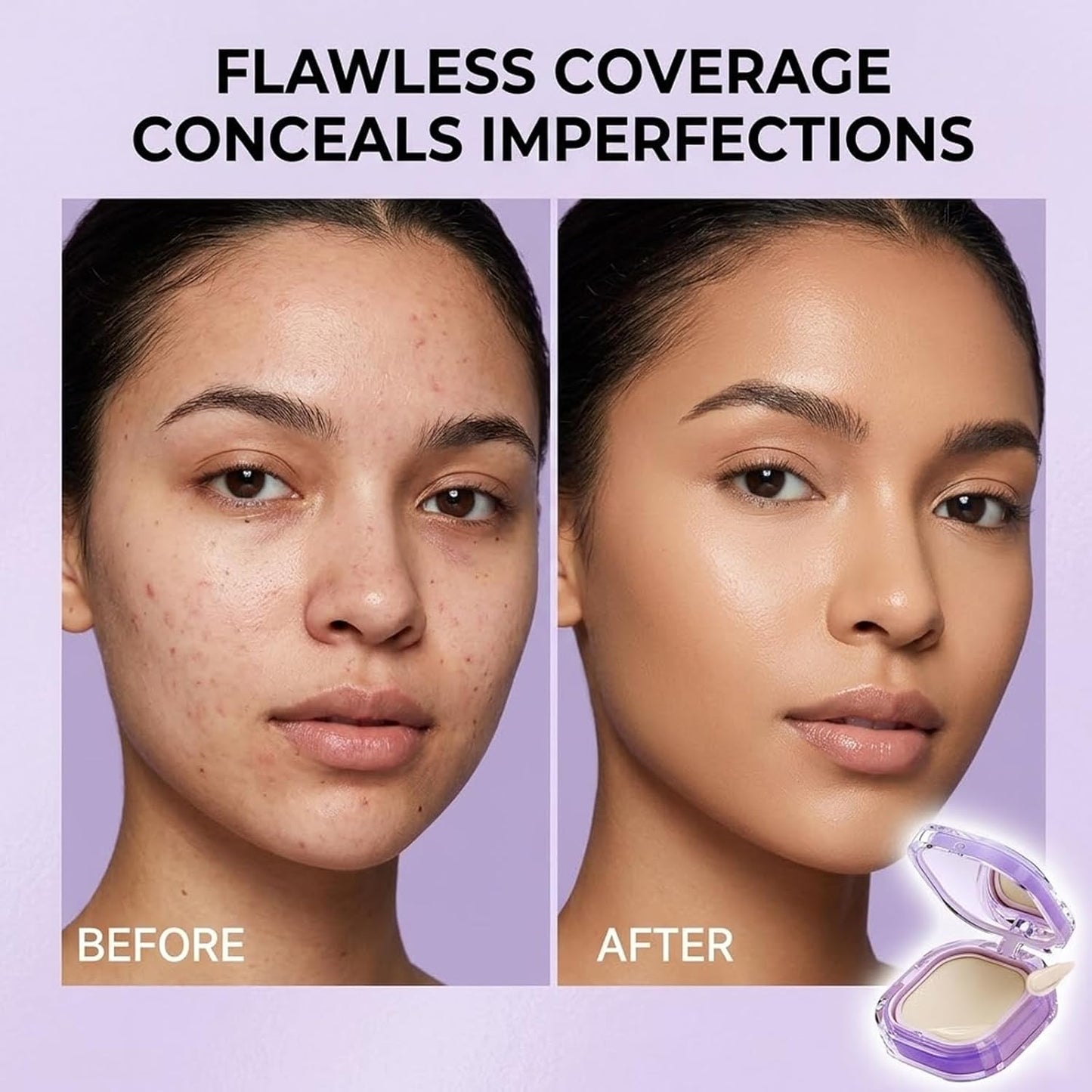 24-Hour Long Wear Full-Coverage Hydrating Concealer Foundation