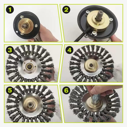 Universal Unbreakable Steel Wired Trimmer Blade Head