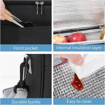 Thickened Waterproof Hand-held with Shoulder Strap Insulated Bag