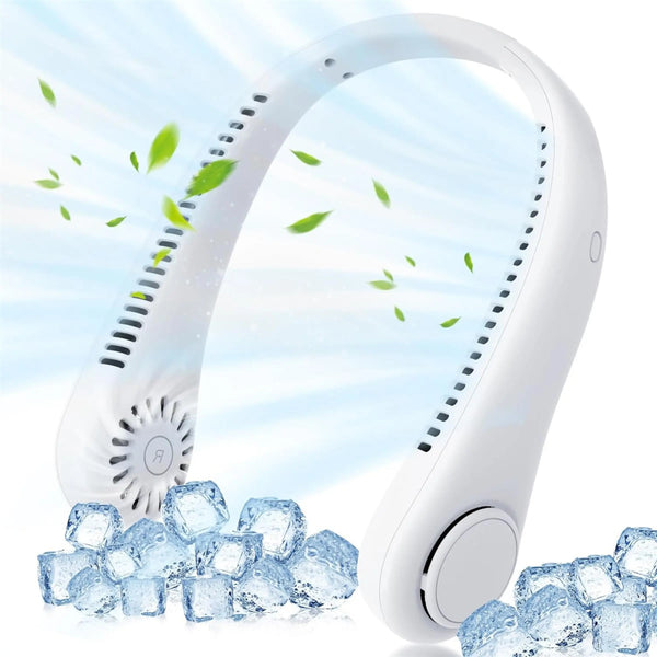 Neckband Fan Portable Mini USB Fan Rechargeable Lazy Person's Cooling Device