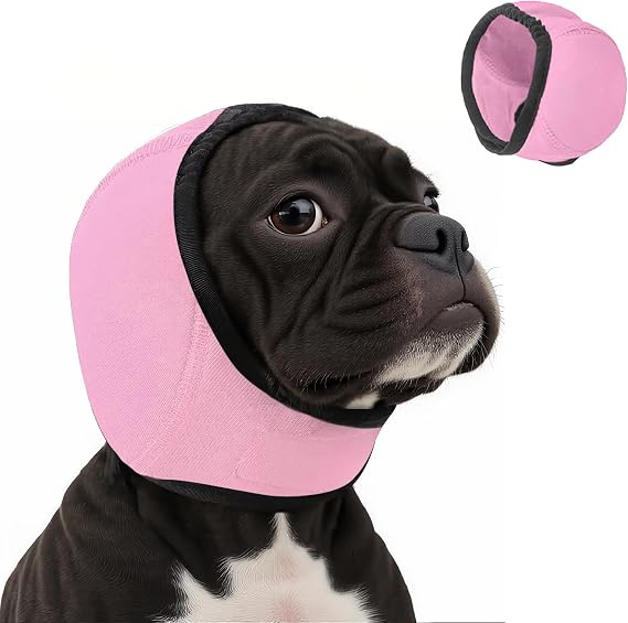Dog Ear Muffs Noise Protection, Calming,Stress-Reducing, Comfortable  for Firework, Grooming, Thunderstorms, Swimming, Bathing,