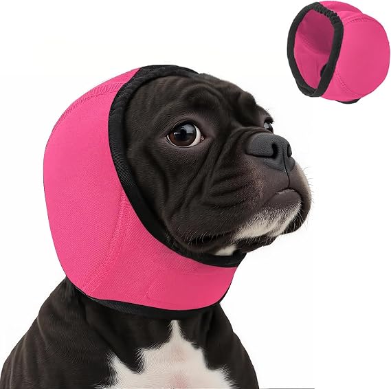Dog Ear Muffs Noise Protection, Calming,Stress-Reducing, Comfortable  for Firework, Grooming, Thunderstorms, Swimming, Bathing,
