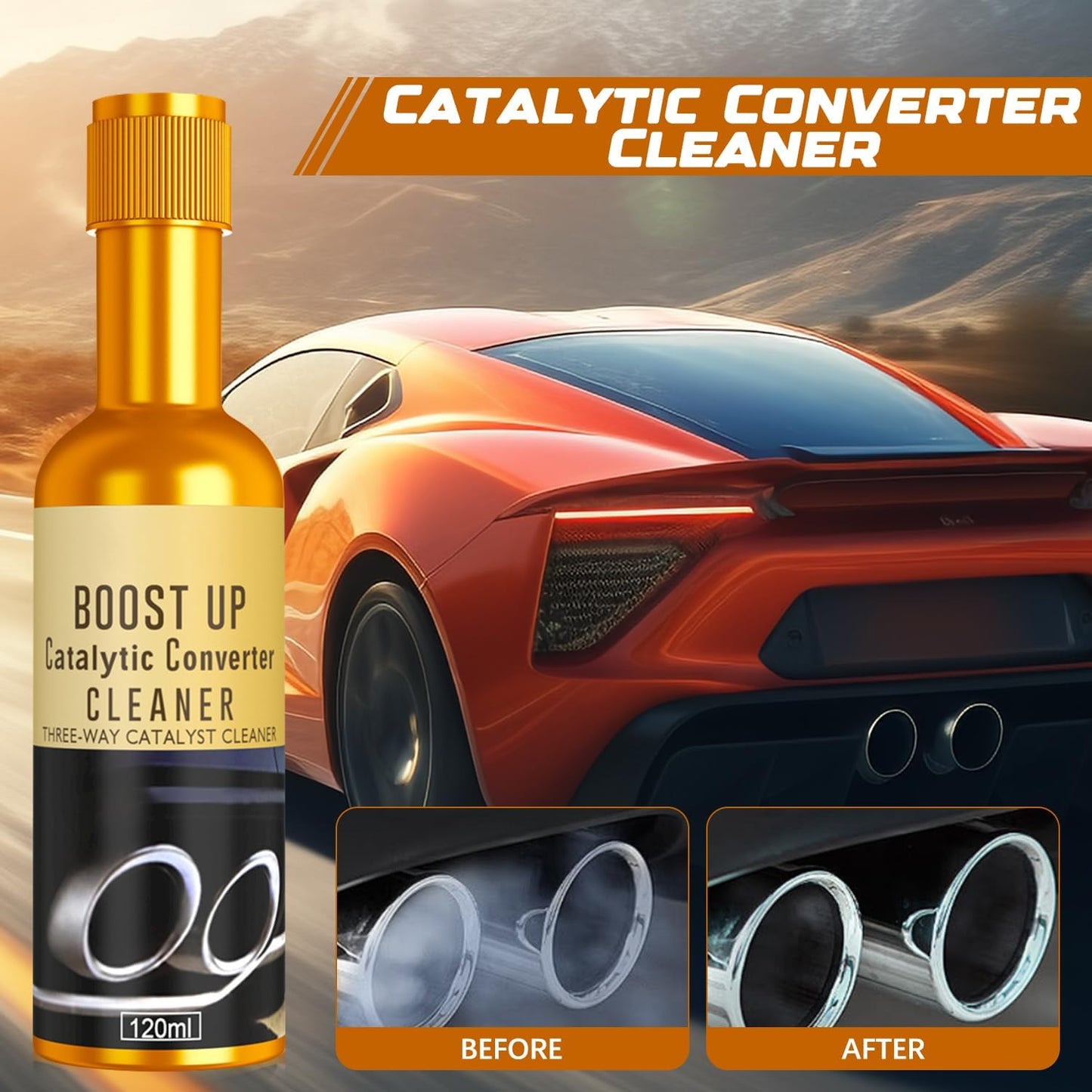 2Pack Catalytic Converter Cleaner Auto Fuel System Treatment