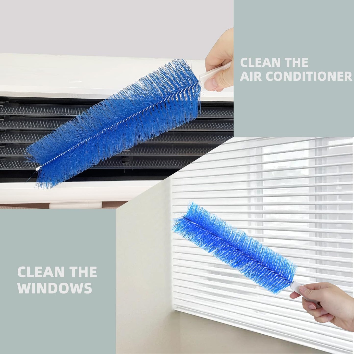 2-Pack Fan/Air Conditioner Vent Gap Cleaning Brush
