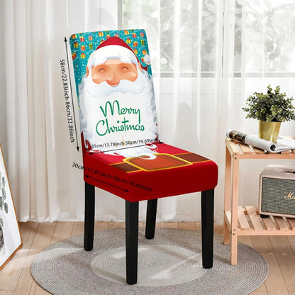 Stretch Christmas Dining Chair Covers, Chair Protector Slipcovers