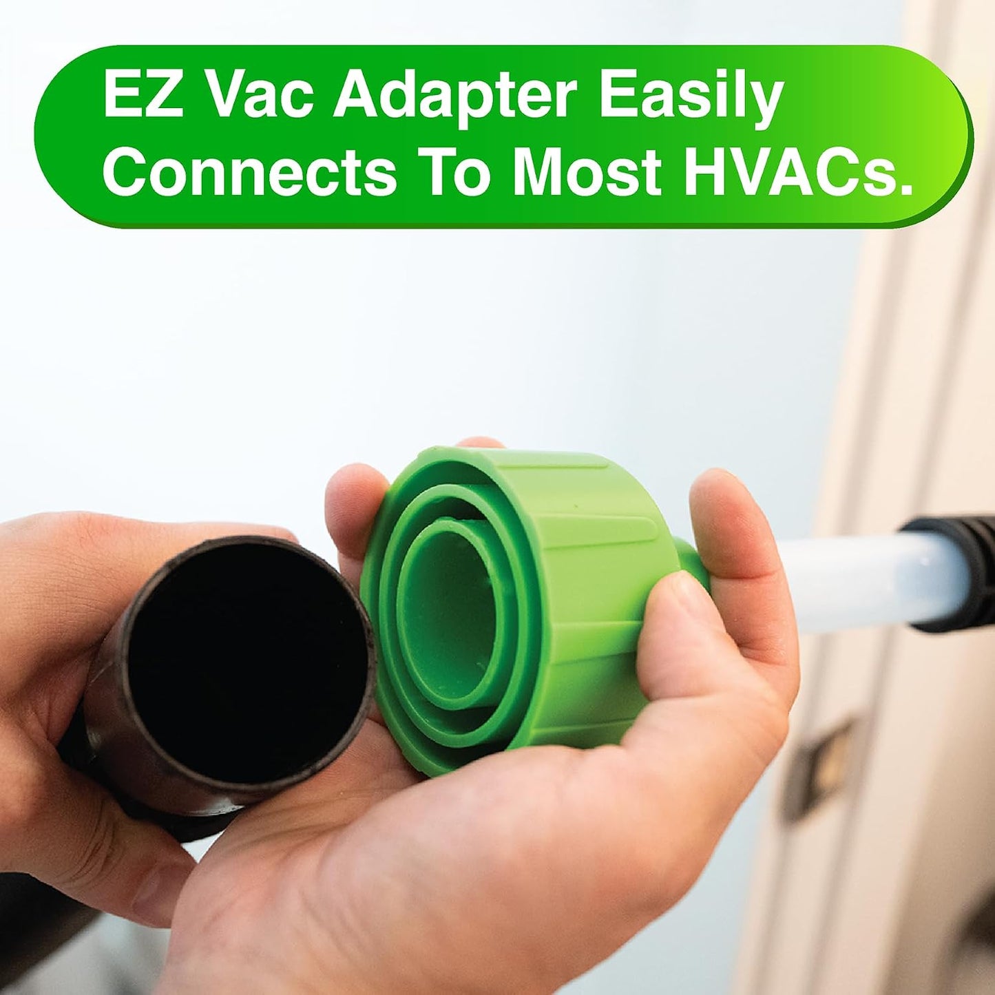 AC Drain Line Cleaner - Shop Vac Adapter for HVAC Condensate & Air Conditioner Clogs