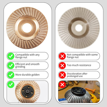 3pcs Wood Carving Disc Set Aperture Woodworking Grinding Disc Polishing Wheels