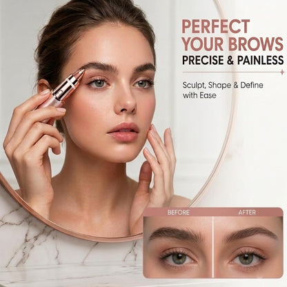 Facial Hair Remover and Eyebrow Trimmer - 2 in 1 Facial Hair Removal Epilators