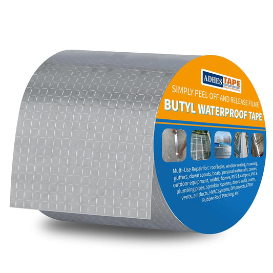 16 Feet High-adhesion Butyl Aluminum Foil Waterproof Tape