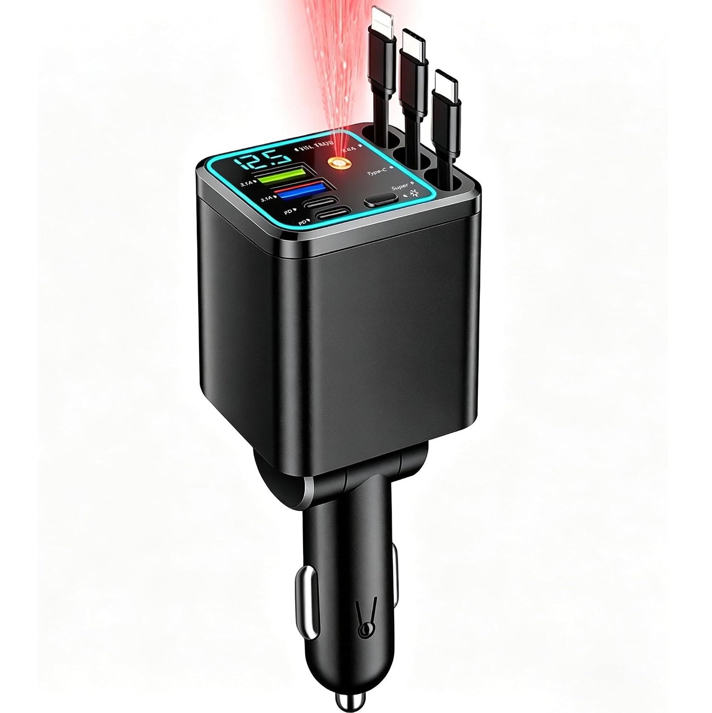 102W Star Lights Fast Charging Car Charger | Car Charger USB C