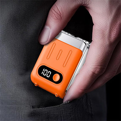 Portable Mini Electric Waterproof Shaver with USB-C Fast Charging