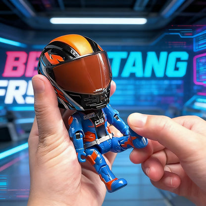 Mini Alloy Motorcycle Helmet Heroes Transforming Ornament
